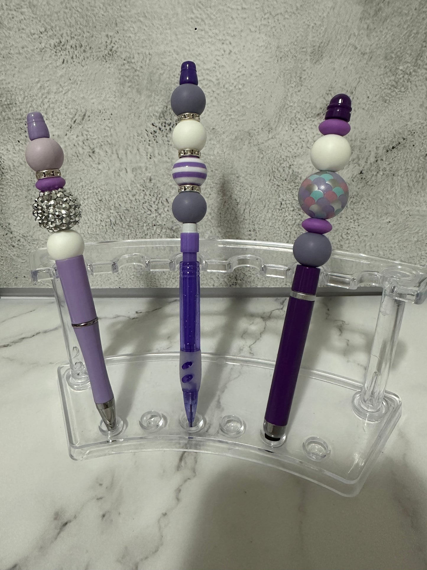 Pen, pencil and stylist set