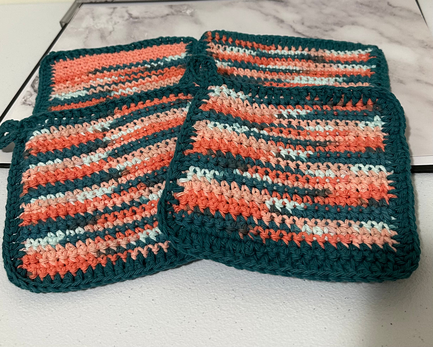 Pot holders and hot pads -