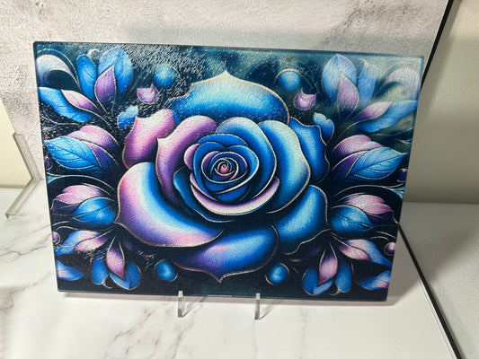 Sublimated glass cutting boards